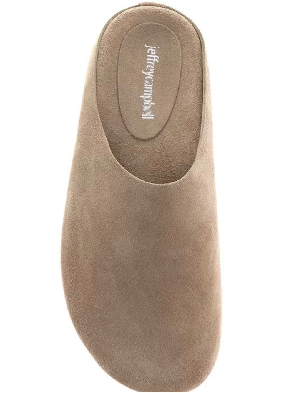 Jeffrey Campbell Content Suede Clogs / Taupe Suede Slip-On Mule